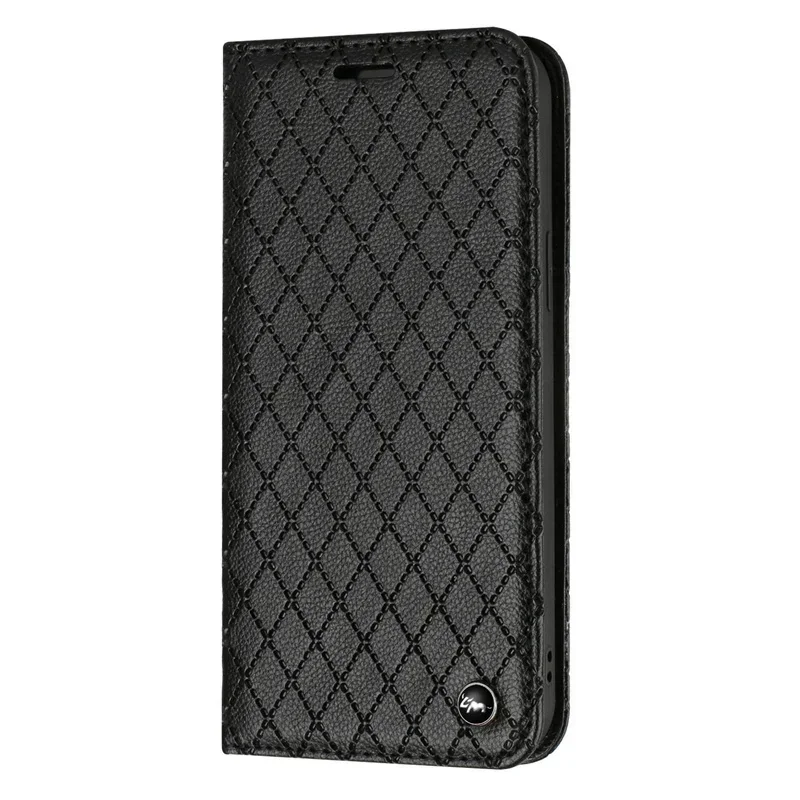 RFID Strong Magnetic Leather Wallet Case with Stand and Card Slot