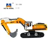 2023 New Huina No-1599 1/14 Rc Alloy Crawler Excavator 2.4ghz Radio Control Car 24 Channel Engineering Car Boy Toy Birthday Gift 1
