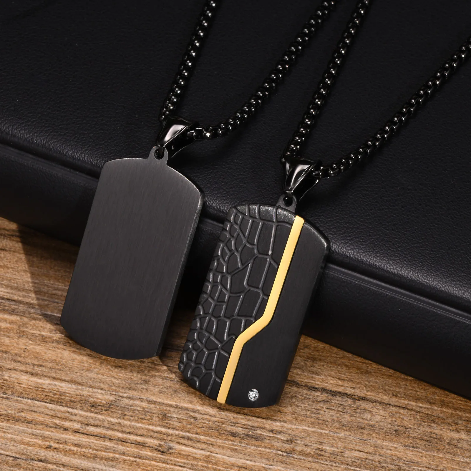 ★クール★Stainless Steel Double Dogtag Necklace 在庫あり DX1143_00DJW_01_D.jpg