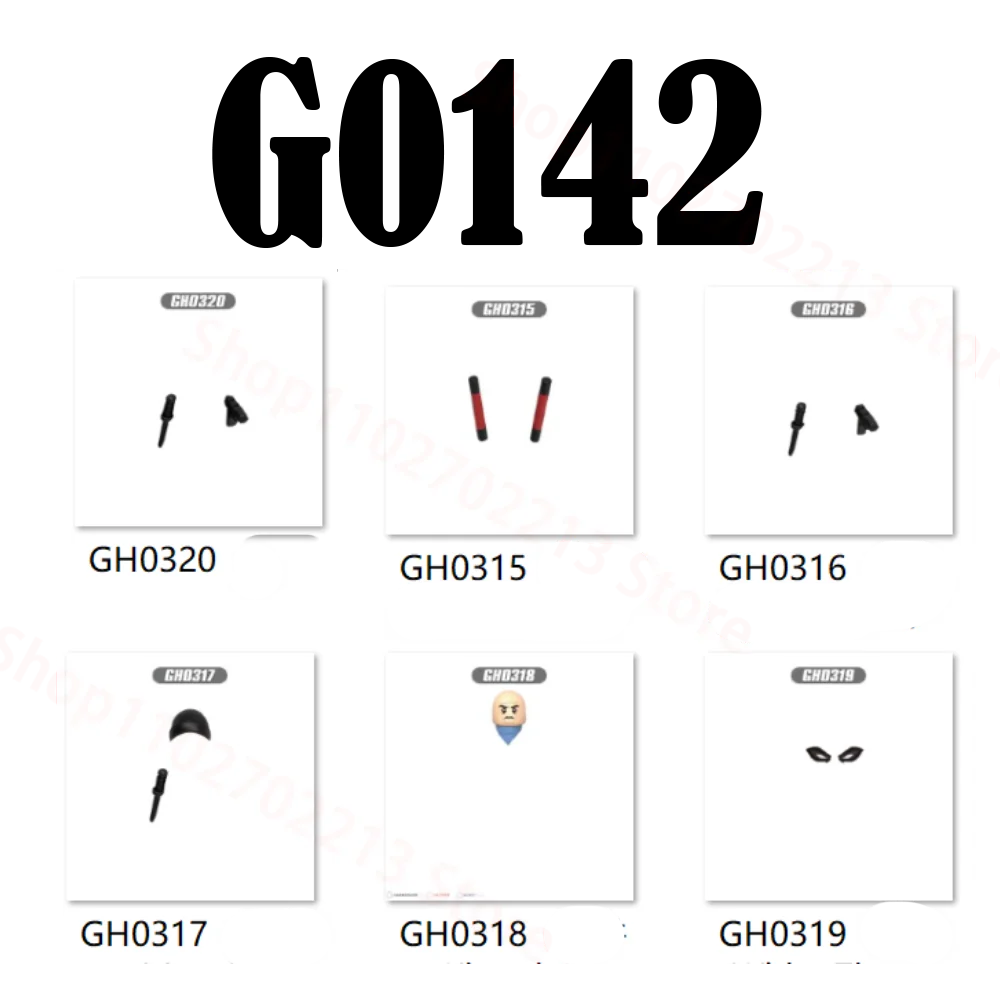 G0142 Building Blocks Action Figure Accessories-Creative Character Models Fun Bricks Toys Kids Ideal Gift GH0315 GH0316 building blocks construction blocks anime block toys