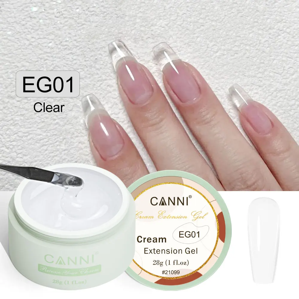 28g Venalisa Canni 크림 익스텐션 젤 No Buring Fast Building UV 구조 반영구 네일 젤 폴리쉬 프렌치 젤, 네일아트 젤네일 UV 페디큐어 메니큐어