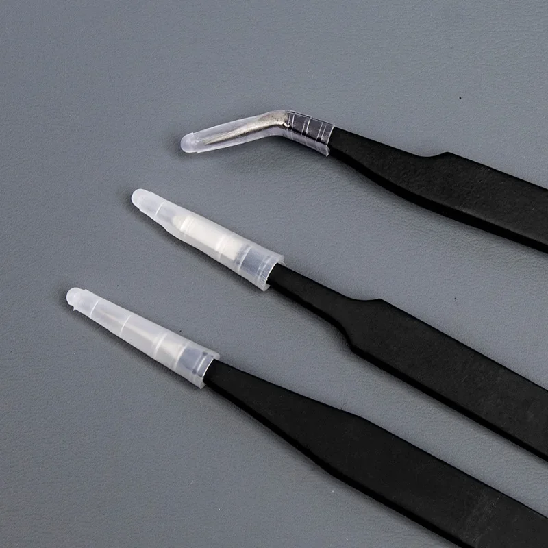1PC Stainless Steel Curved Straight Eyebrow False Eyelash Tweezers Nail Art Extension Makeup Tool Eeyelashes Tweezers 6