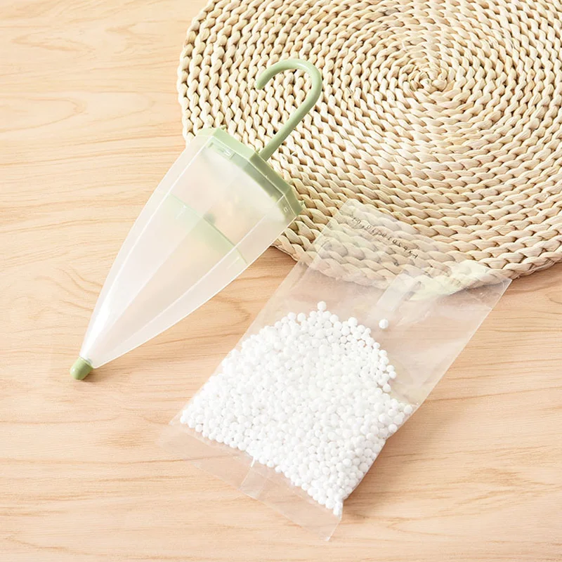 Practical Umbrella Shape Hanging Absorbers Box Household Cleaning Dehumidifier Tools Replaced Wardrobe Box with Desiccant