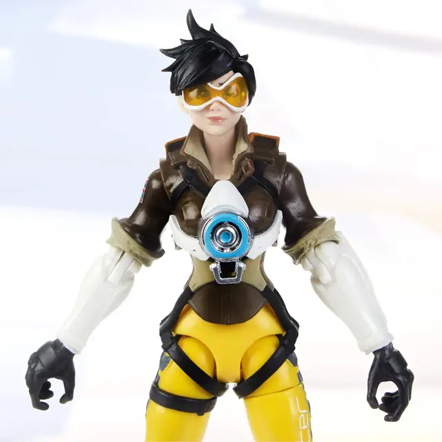 Modelo Anime Toy más de 4 Pulgadas de Altura Overwatch Tracer Figura de  acción-1227 : : Juguetes y juegos