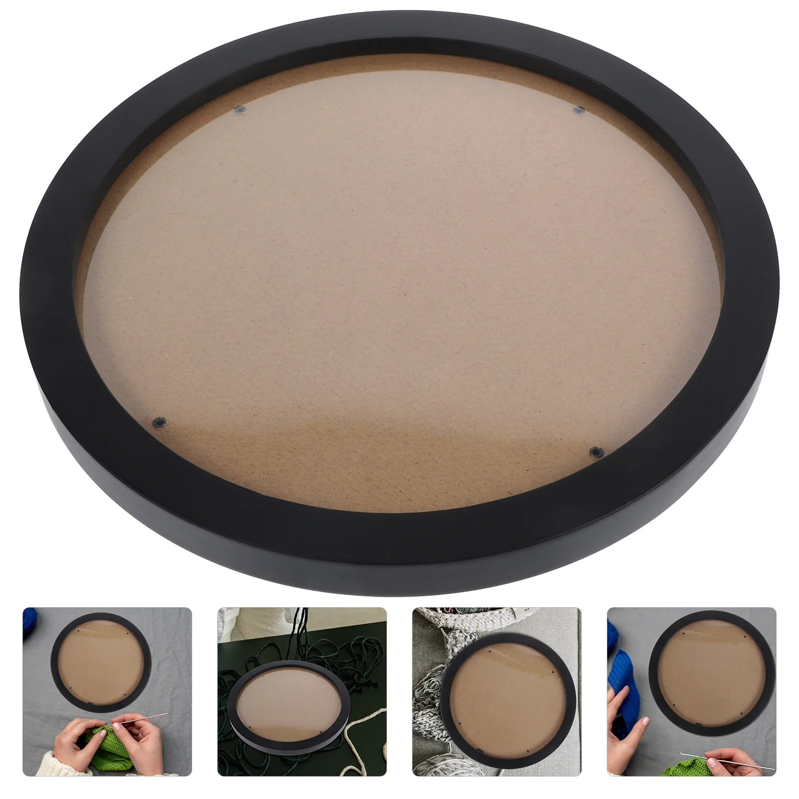 

Cross Stitch Display Frame Craft Embroidery Display Frame Circle Round Picture Frame Wall Picture Frame Home Decoration
