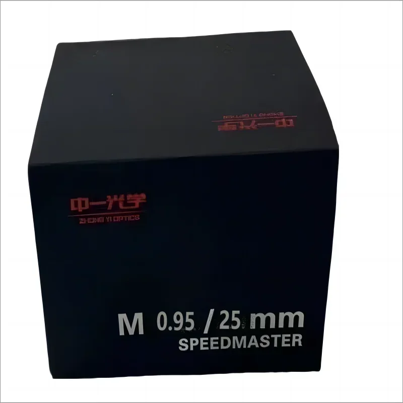 새로운 마이크로 포서드(M43) 렌즈 F/0.95 조리개 25mm 광각 고정 초점 렌즈는 C-마운트 산업용 카메라와 함께 사용 가능합니다.