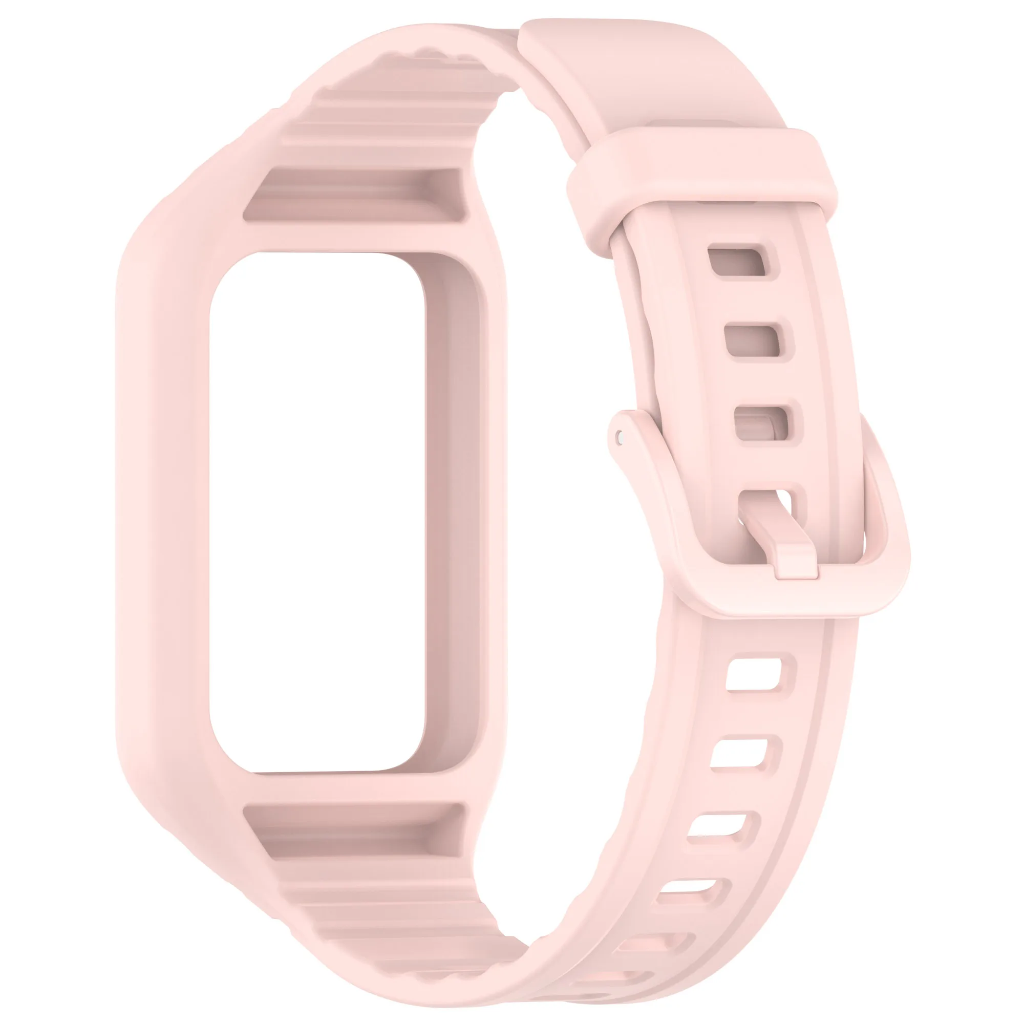 Enhanced Silicone Strap - Durable and Adjustable Single-Color Watchband