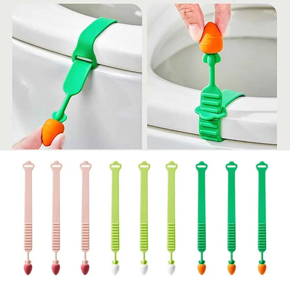 

Bathroom Sanitary Portable Seat Ring Flapper Toilet Lid Lift Toilet Lid Lifter Seat Handle Holder Toilet Seat Lid