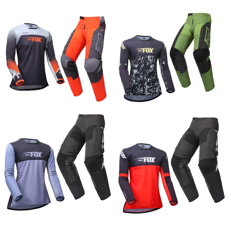 MX MTB Gear Set Off Road Dirt Bike Jersey Set Motocross Gear Breathable Moto Jersey And Pants motocross gear set