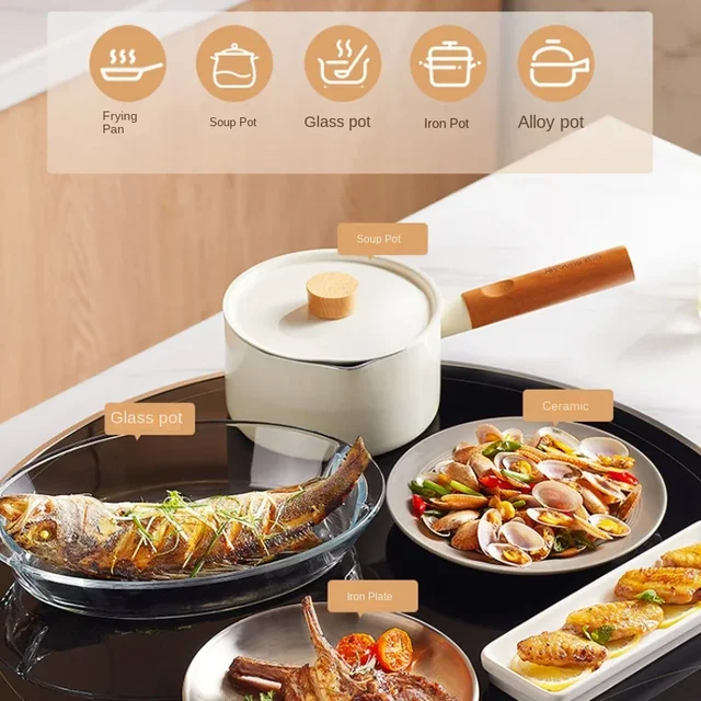 Coffe Warmer Warming Plate Round Heating Plate Dining Table Temperature Multi-Functional Food Insulation Board Heater Cup 4