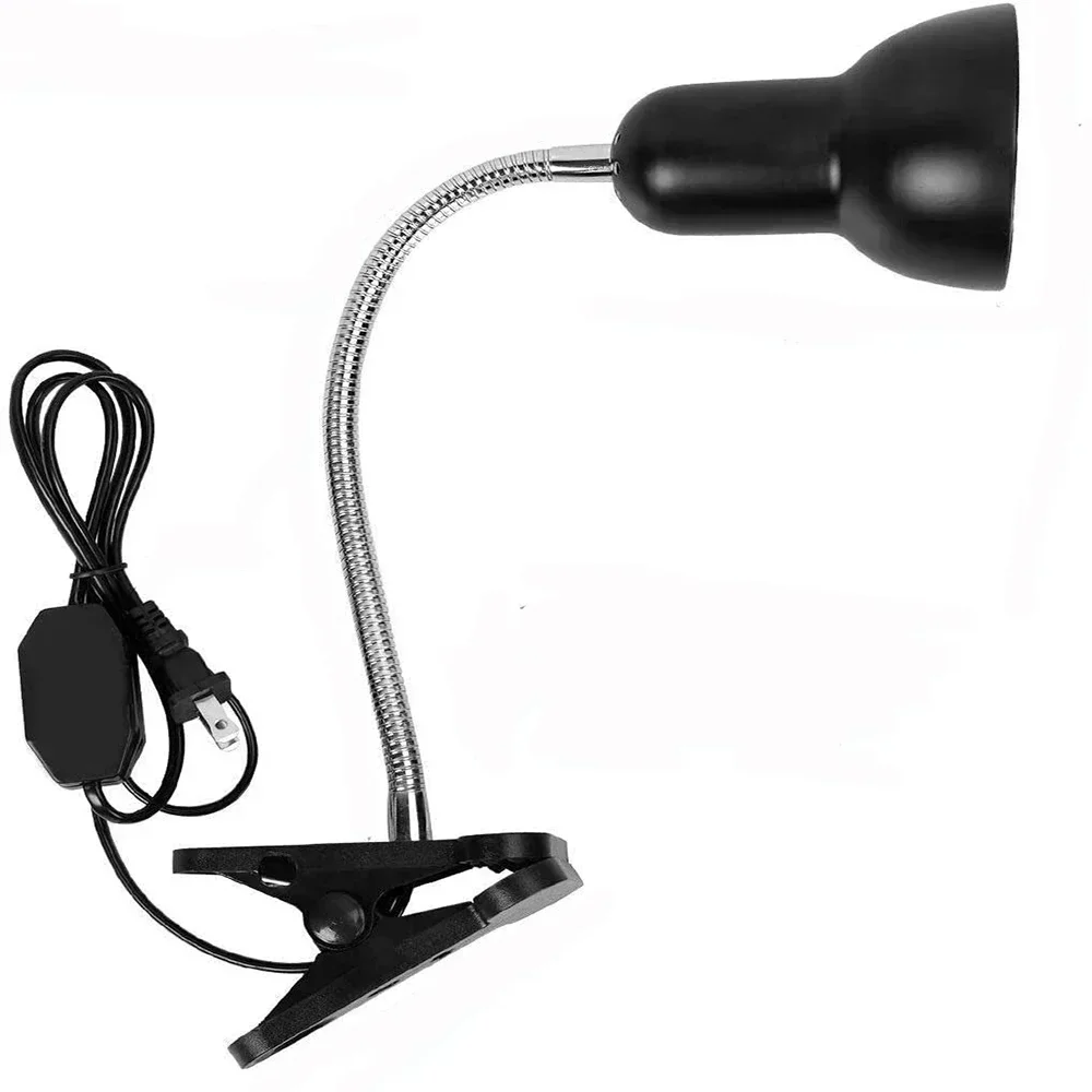 E27 Reptile Heating Lamp Lampshade American and European Standard Shower Lamp Holder Calcium Supplement Lizard Turtle reptile heating lamp