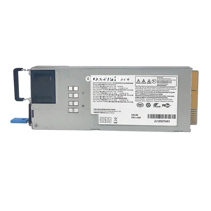 만리월 CRPS용 PSU, 2000W 전원 공급 장치 GW-CRPS2000D