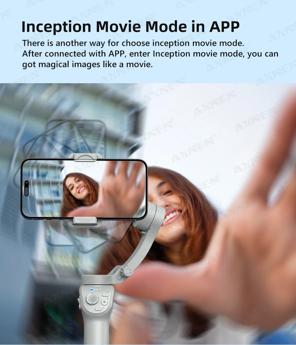3-axis Gimbal Stabilizer For Smartphone With Fill Light & Tracking_voghion.com