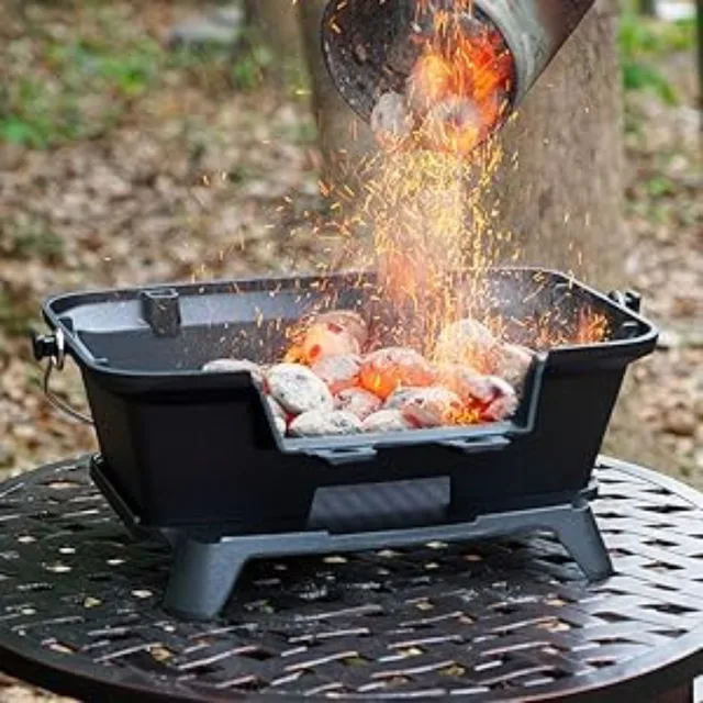 Portable Charcoal Bbq Grill IRONMAX Large Hibachi Grill Outdoor