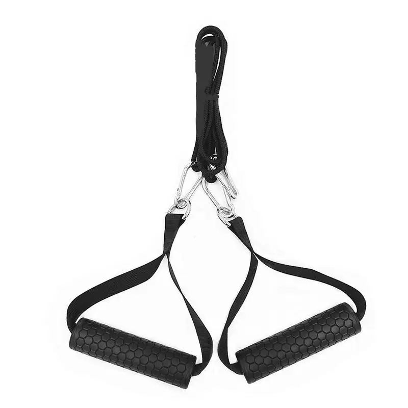 Pull Up Handles Grips Tricep Rope Cable Attachment Handles Cable