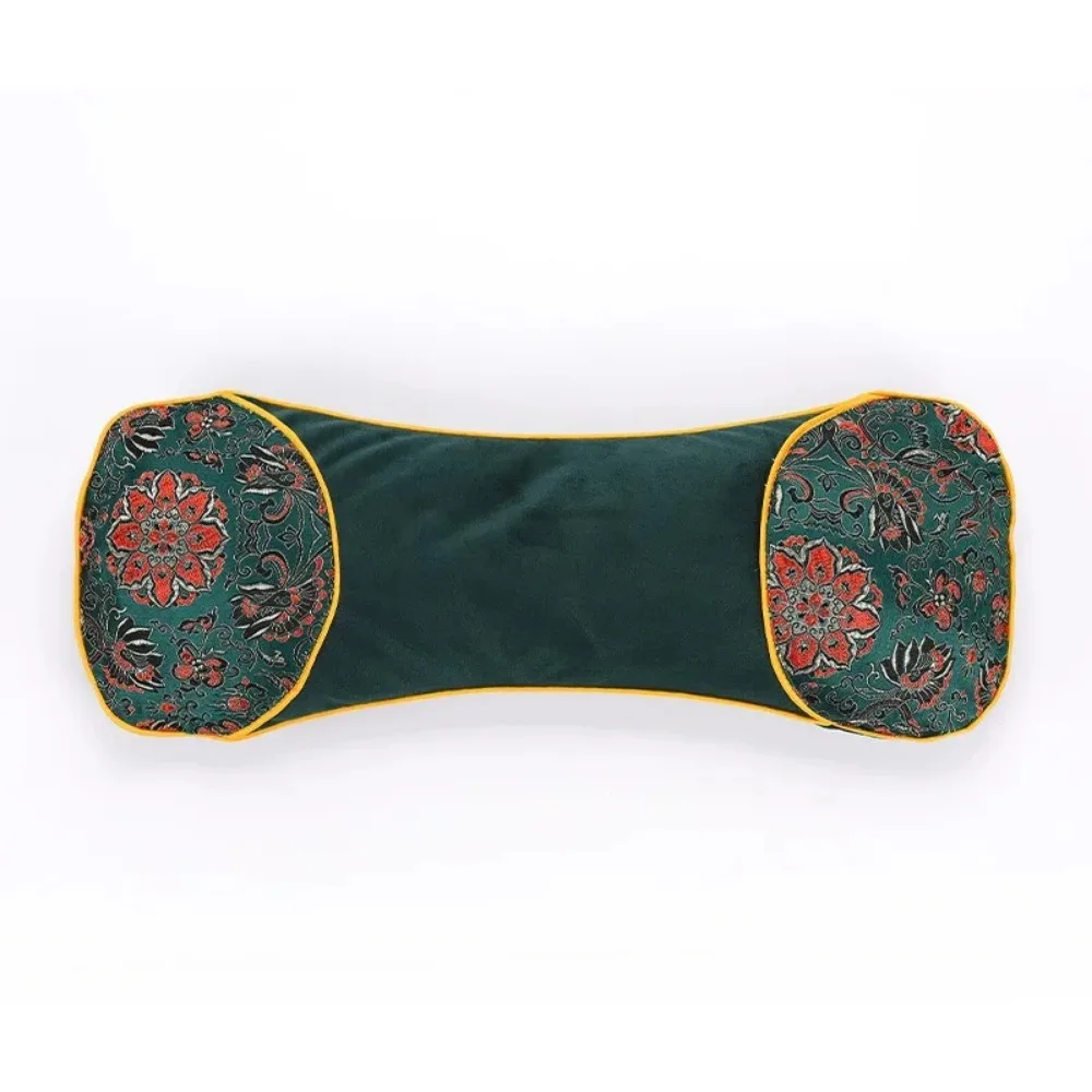 Velvet Mugwort Wormwood Bone Shape Heating Pillow Cervical Vertebra Support Heated Pillow Cervical Pain Relief Sleeping Aid Tool 6