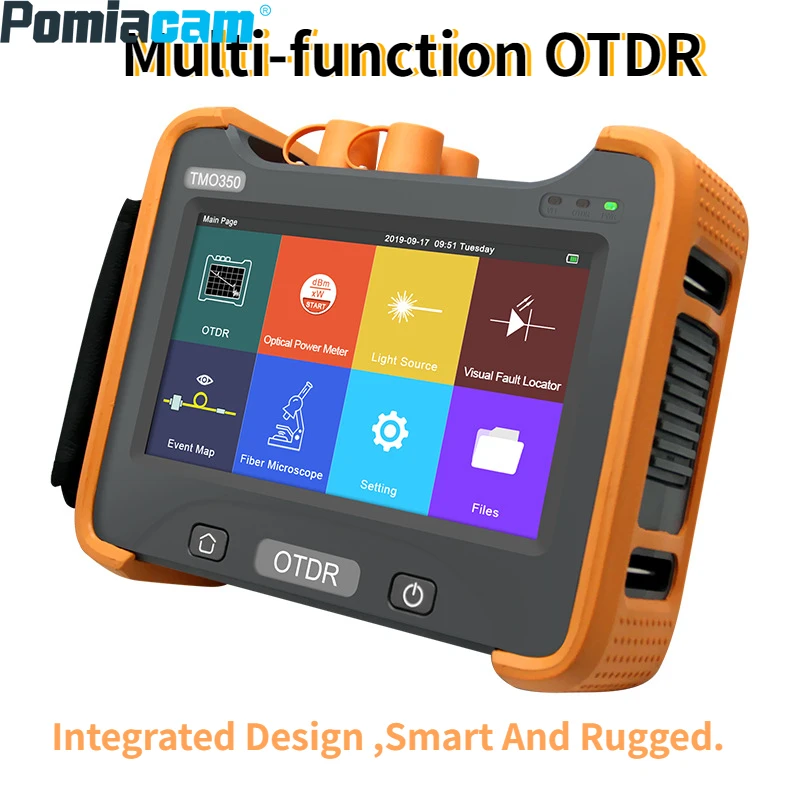 Оптический временно-доменный рефлектометр TMO350 OTDR 850/1300/1310 нм, четыре длины волны, один многорежимный, интегрированный