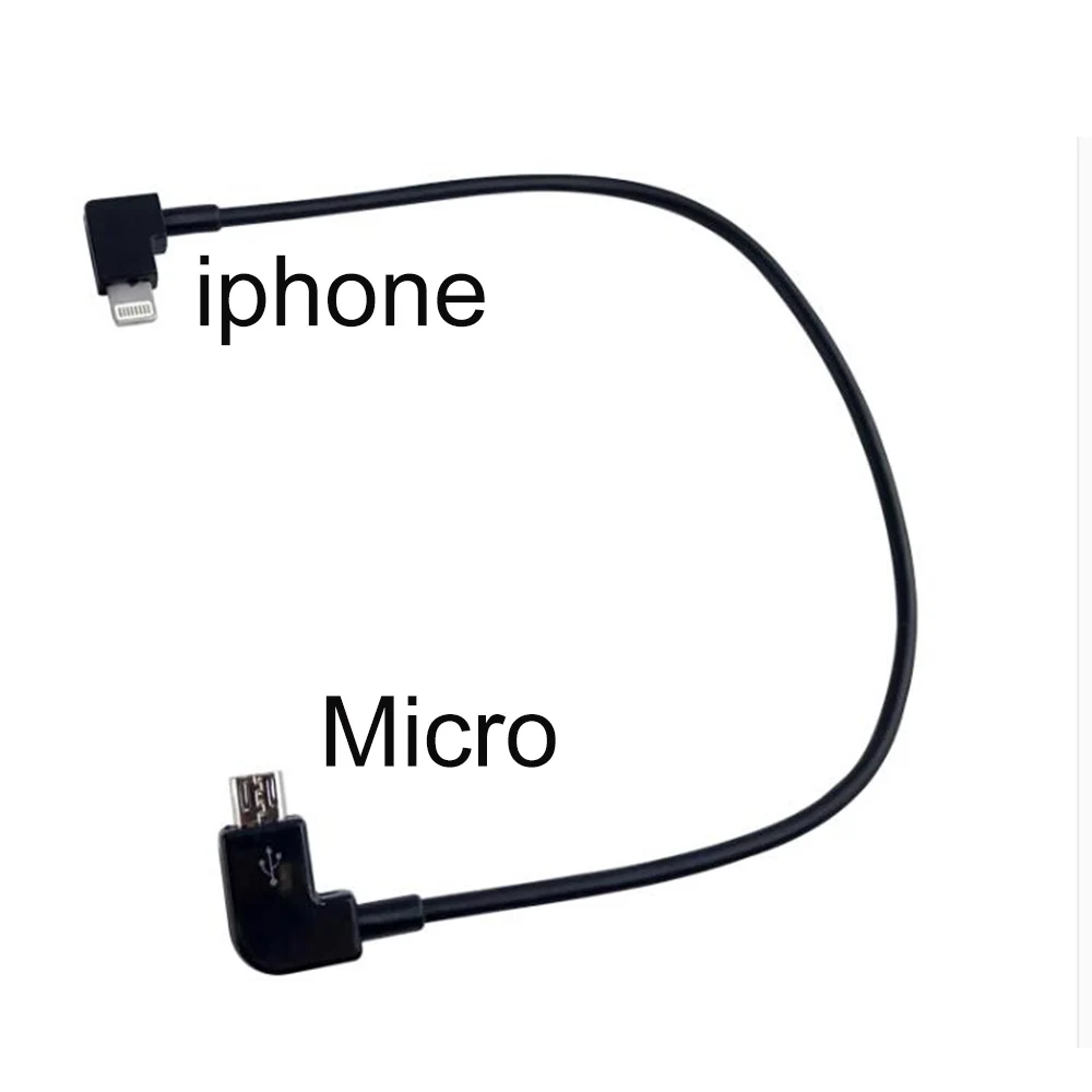 Hubsan Zino Mini Pro / Se Rc Drone Quadcopter Pezzi Di Ricambio Cavo Di Controllo Remoto Tipo C Illuminazione Iphone Micro 29Cm