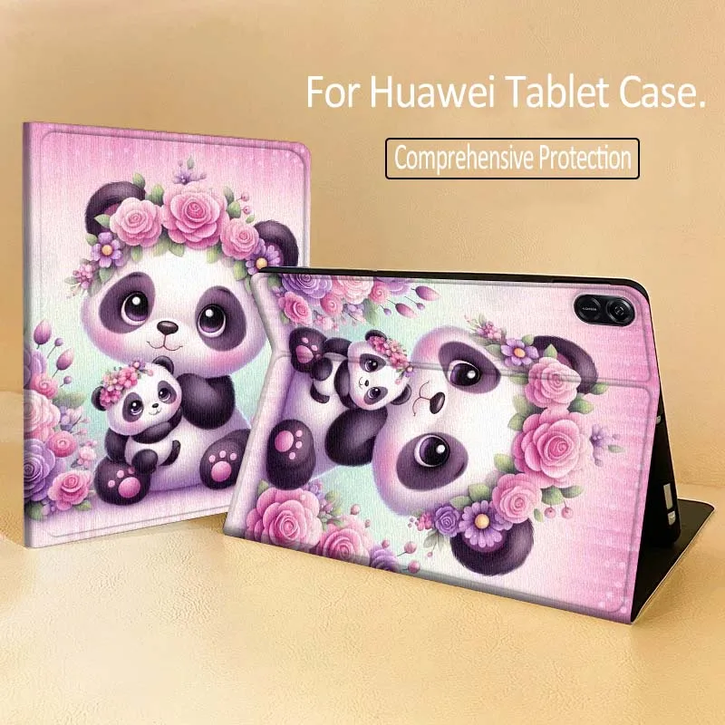 Panda Cartoon Love Heart Soft Tablet Case Gift