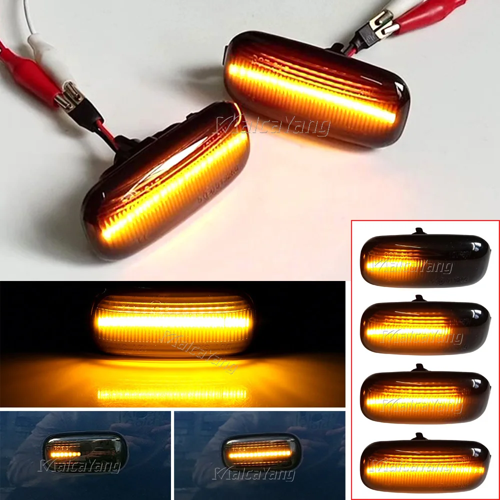 Clignotant latéral dynamique à LED, lampe séquentielle pour Audi A3, 8P,  A4, Gods B7, A8, Horizon Dock, C5, C6, 4f, pré-lifting, 2 pièces -  AliExpress