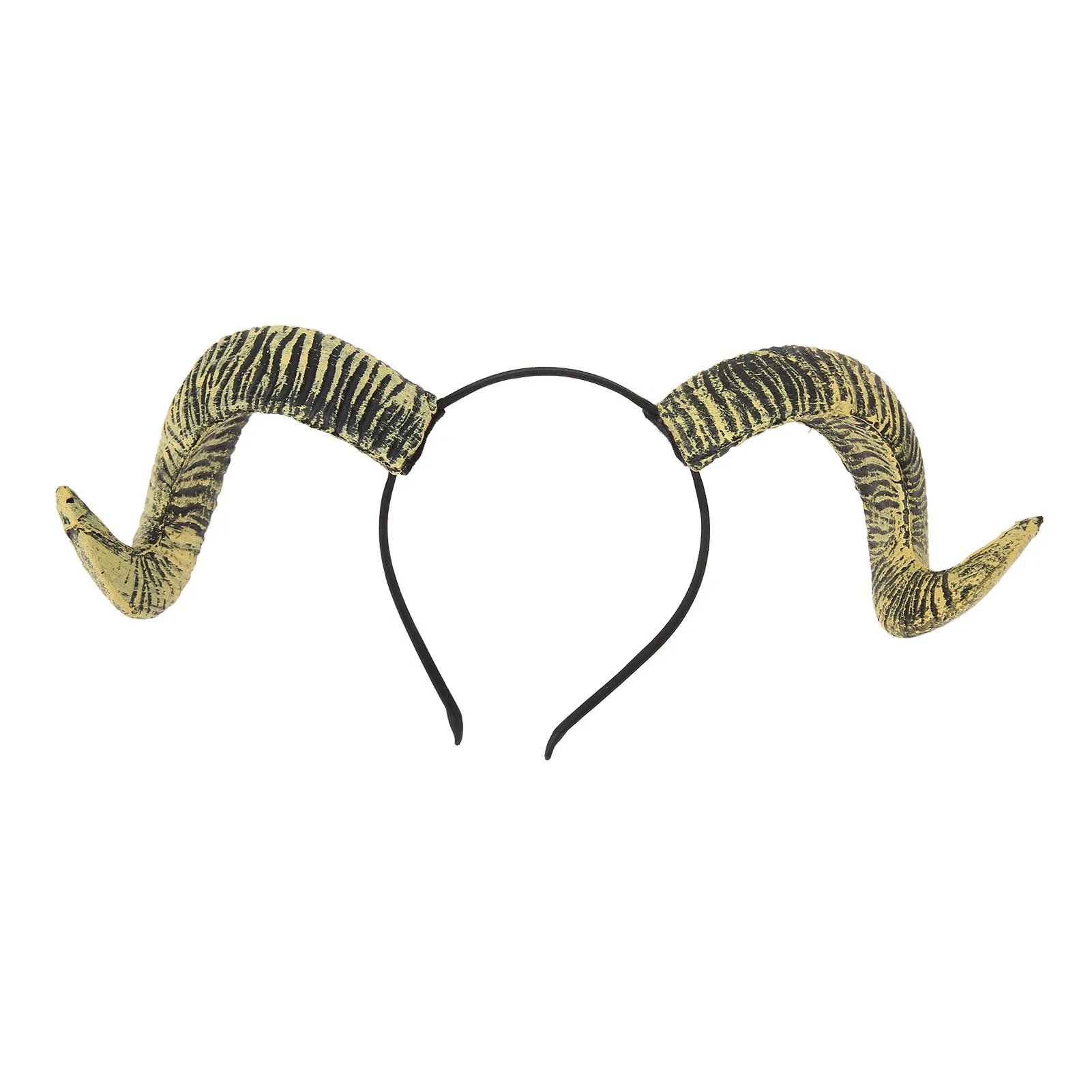 

Sheep Horn Hair Hoop Funny Party Horn Hoop Unique Hair Accessories Photo Props Vivid Adjustable for Teens for Halloween