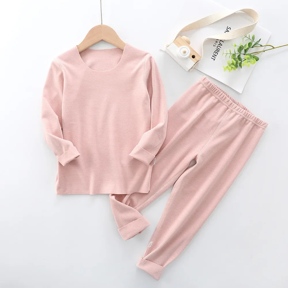 Children Underwear Suits Children Clothes Children Thermal Underwear Set Boys and Girls Stripe Clothes Set Casual Baby Kids Warm Suit Softest for Winter Spring, #9245 children underwear suits,children clothes