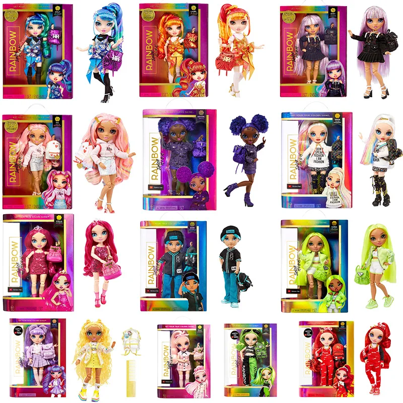 Original Rainbow High Jr. High JADE HUNTER High SUNNY MADISON Fashion Doll Toys For Girls Kawaii Surprise Doll Birthday Gift Toy madison soiree