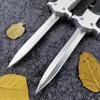 Portable Tactical Folding Pocket Knife Hunting Self Defense Hiking Utility EDC Tools 440C Blade Zinc Alloy Acrylic Handle 3