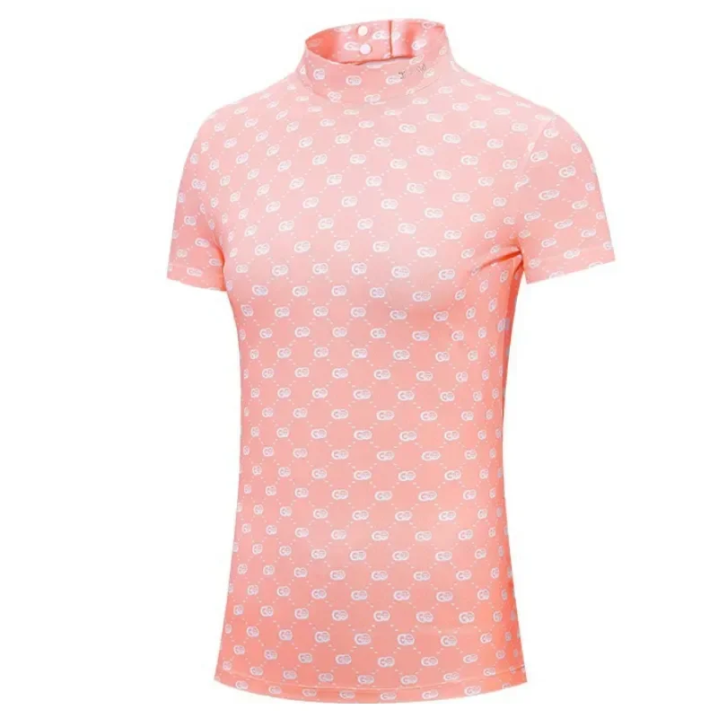 PGM Summer Women's Golf Short Sleeve T-shirt and Short Skirt Golf Apparel Women YF557/QZ084