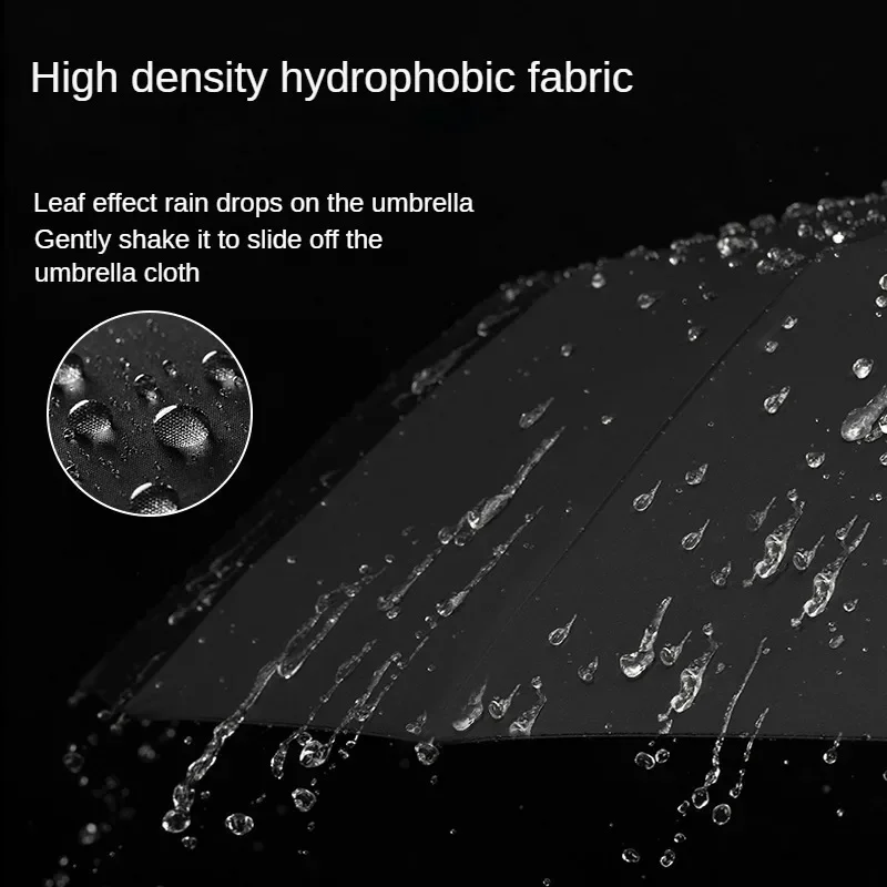 D-shaped Buckle Easy To Hang Hand Folding Umbrella, Sunshade Umbrella, Casual Waterproof Durable Compact Umbrella