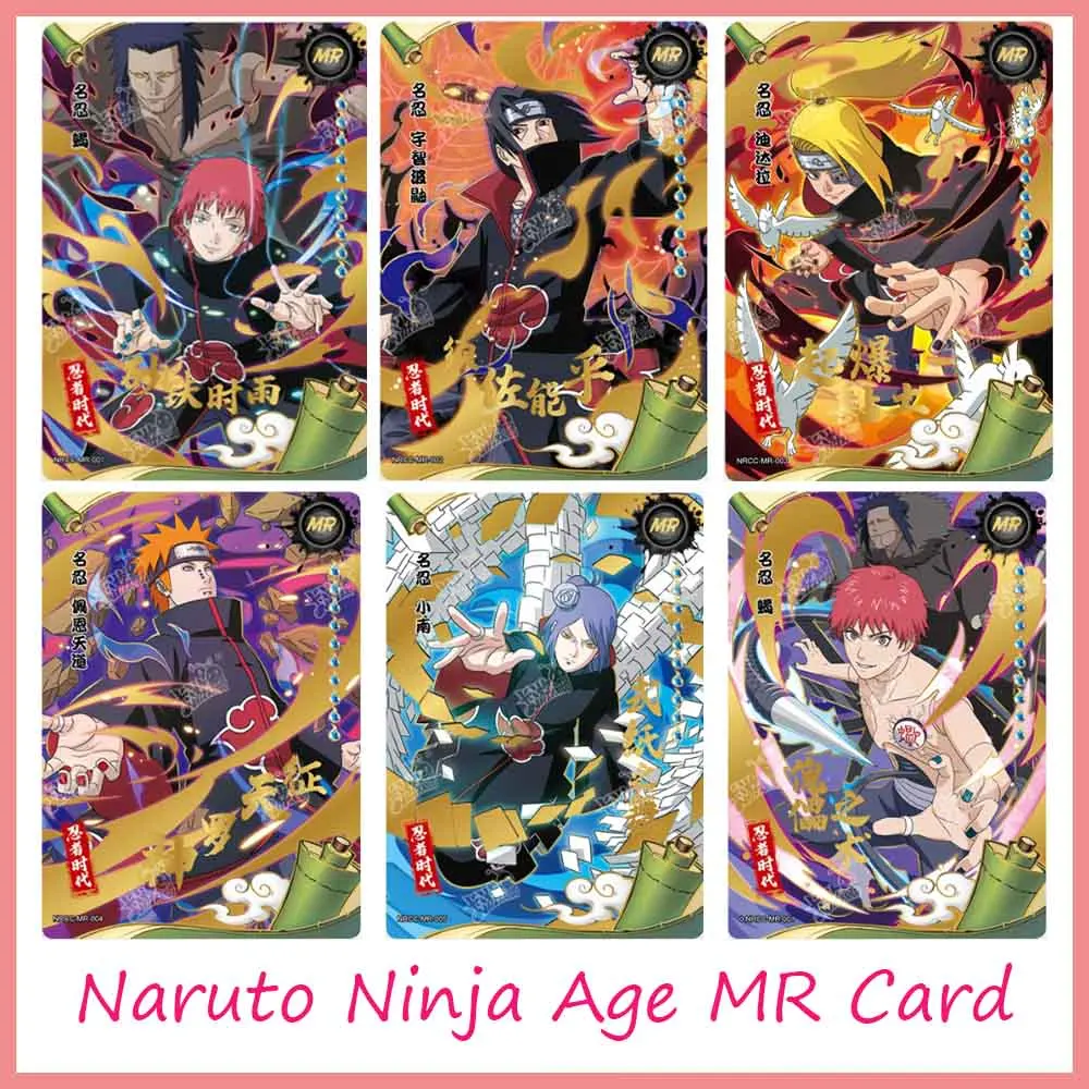 

KAYOU Naruto Card Ninja Era MR Cards Inheritance Collection Cards Sasuke Konan Uchiha Itachi Deidara Payne Collection Card