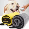New Pet Dog Absorbent Towel Microfiber Dog Bathing Towel Dog Bathrobes Wiping Cloth Super Soft Absorbent Quick-Dry Towel