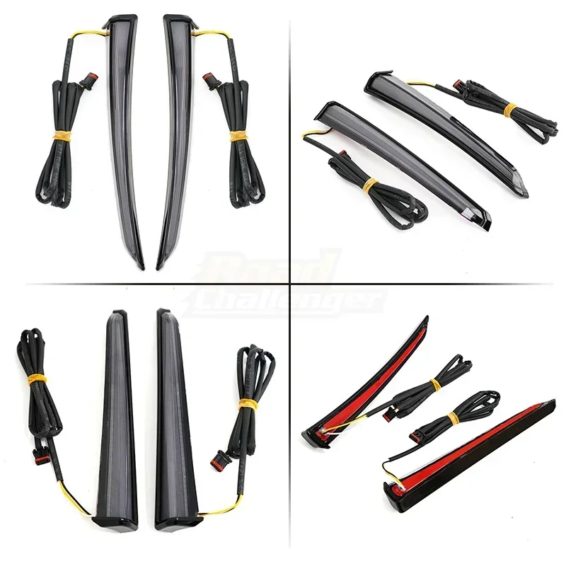 OLMAFD Clignotants Feux Stop Tour-Pak King Tour Arrière Pour Moto, Pack