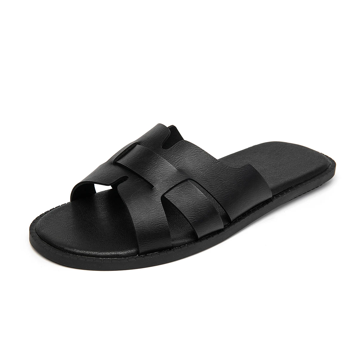 Herren-Hausschuhe, Badeschuhe, Outdoor-Freizeitsandalen, rutschfest und strapazierfähig, leichte, coole Herren-Slipper – Detail 6