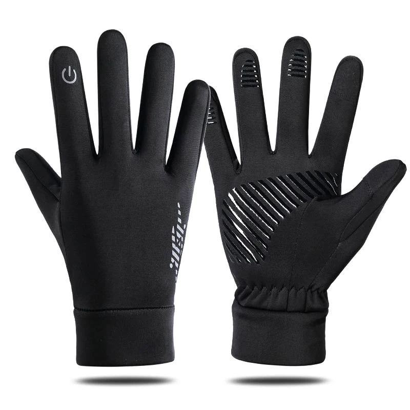 Autumn Winter Warm Bicycle Gloves Men Women Cold Protection Cycling
