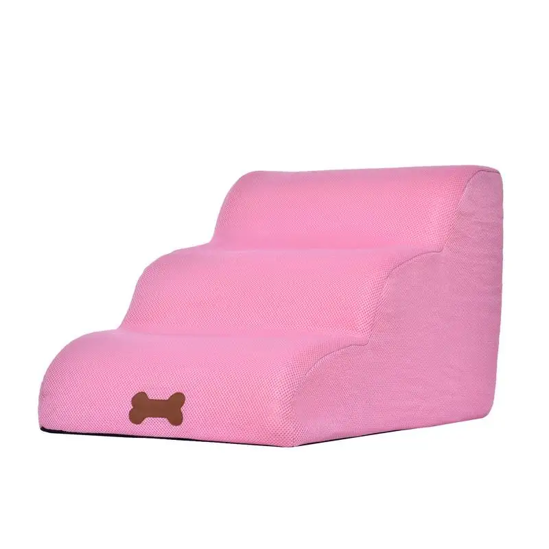 

Лестница для домашних животных, кровать на 3 ступени, легкая лестница, нескользящая, очень широкая, из пены