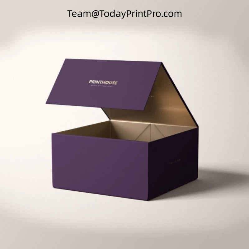 Caja de cartón negra forrada con imán para fotos, proyectos, portfolio -  Comprar caja online