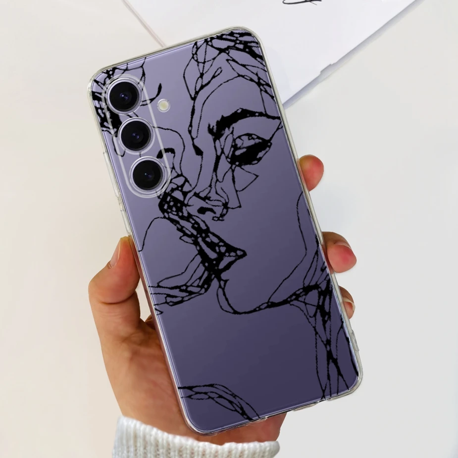 Stylish 2024 Painted Soft Silicone Phone Case