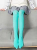 Collants multicolores en velours pour femmes, couleurs acidulées 80D, haute élasticité, Sexy, sans couture, bas longs pour filles, printemps automne