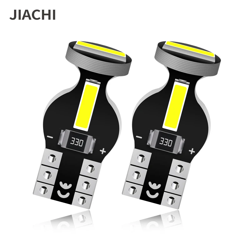 

jiachi 10X T10 Led Canbus W5W Led Bulbs 168 194 White Lamp Dome Reading License Plate Light Car Interior Lights for Auto 12V