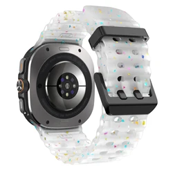 Silicone Sport Strap for Smartwatch - Durable and Comfortable Bracelet Accessory (Transparent black)