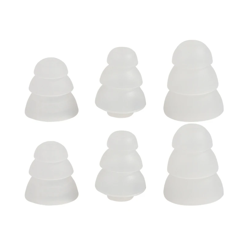 Enhanced Comfort Silicone Triple Flange Ear Tips