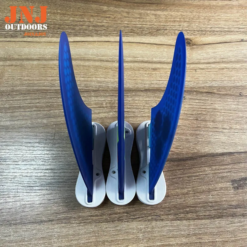 JNJ FCS 2 Blue G5 Mf Medium Surfboard Fins Thruster Made Of Fiberglass And Honeycomb 5
