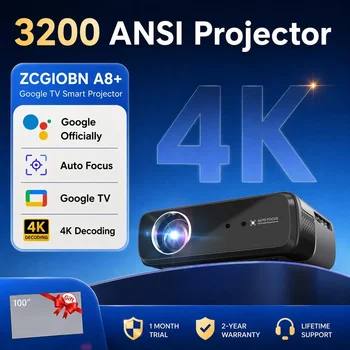 4K Projector , WiFi6 Bluetooth Auto Focus Home Cinema Outdoor 1