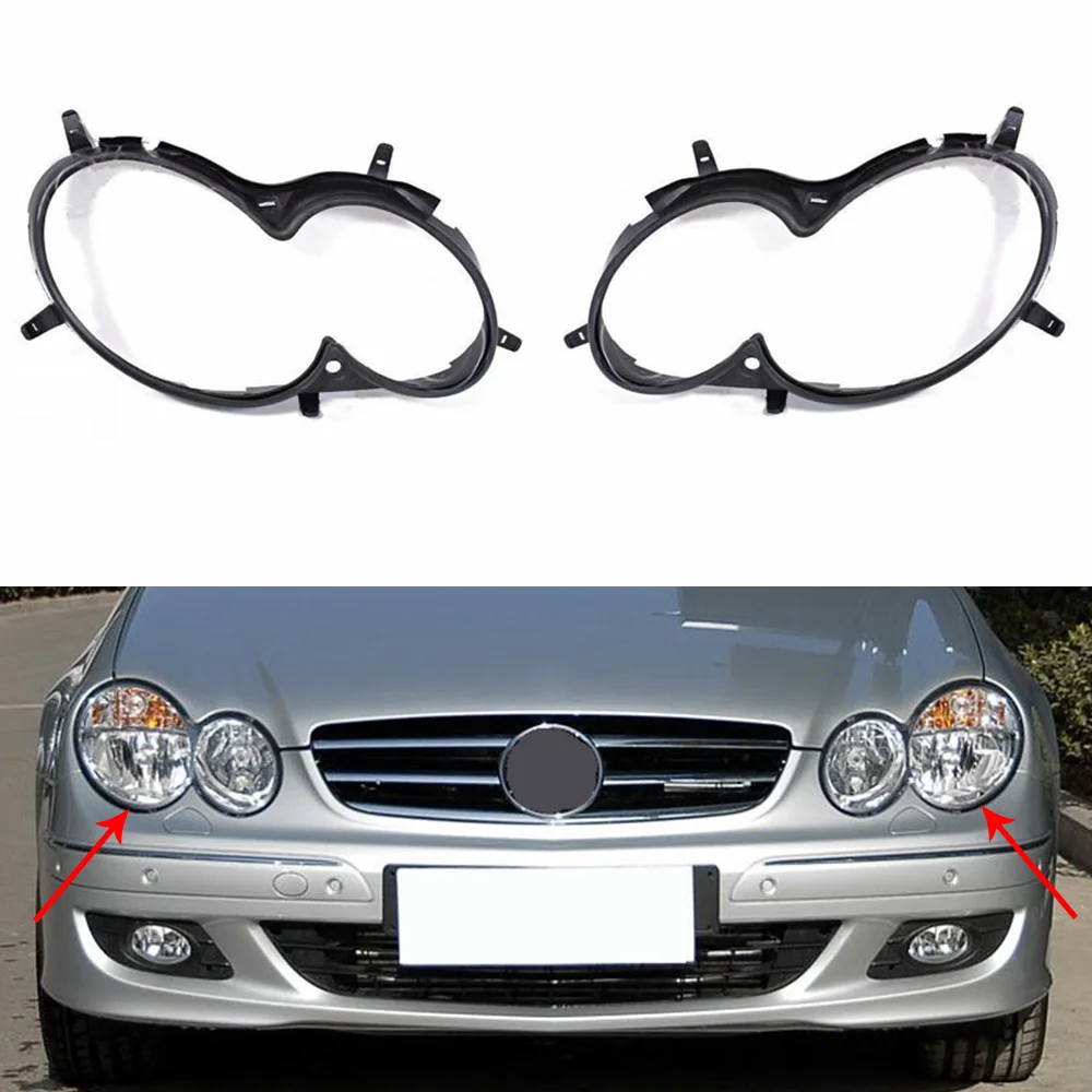 

Left Right Headlight Headlamp Gasket For Benz W209 CLK 2003-2009