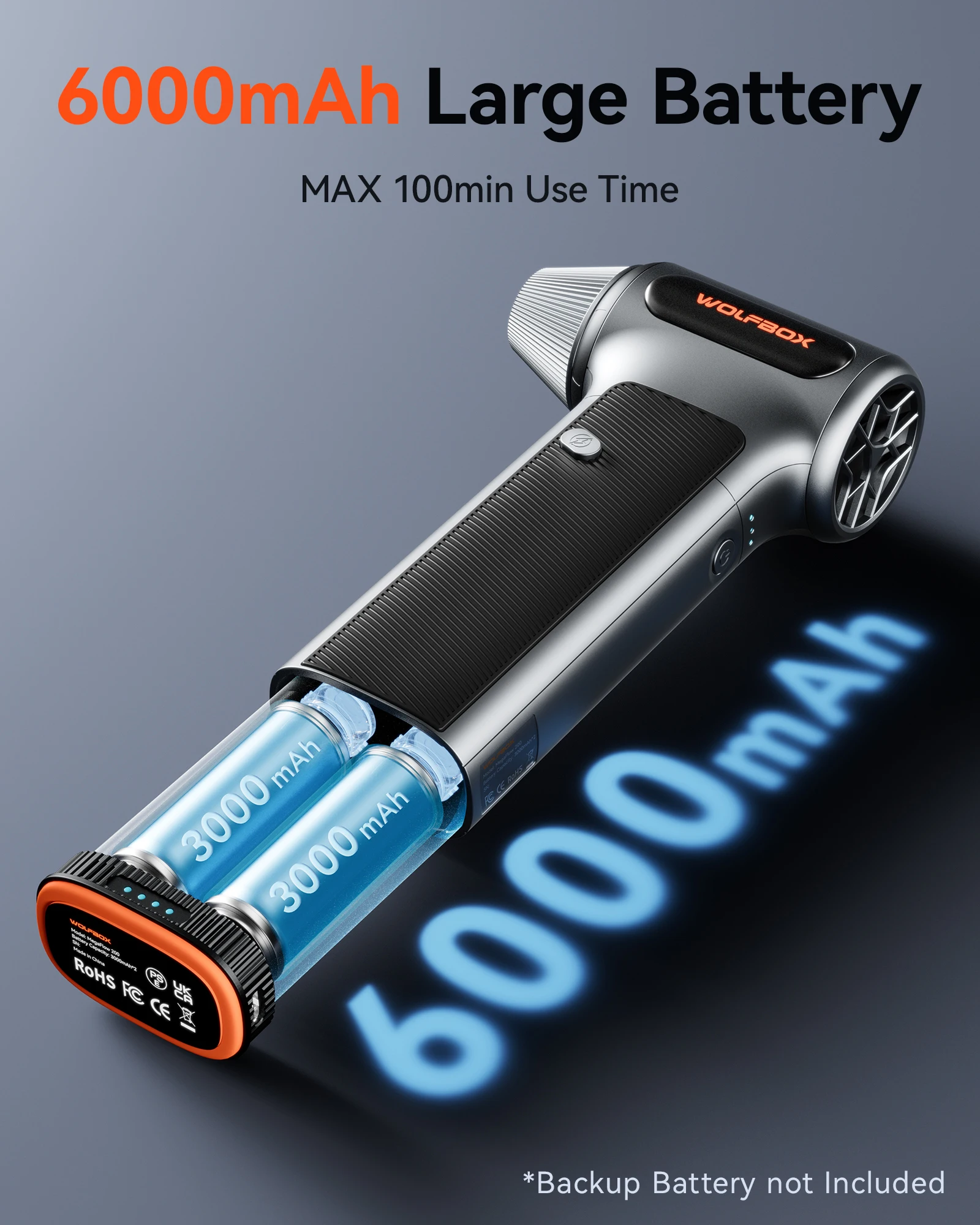 منفاخ هواء منفضة هواء كهربائية من وولف بوكس - ضغط...