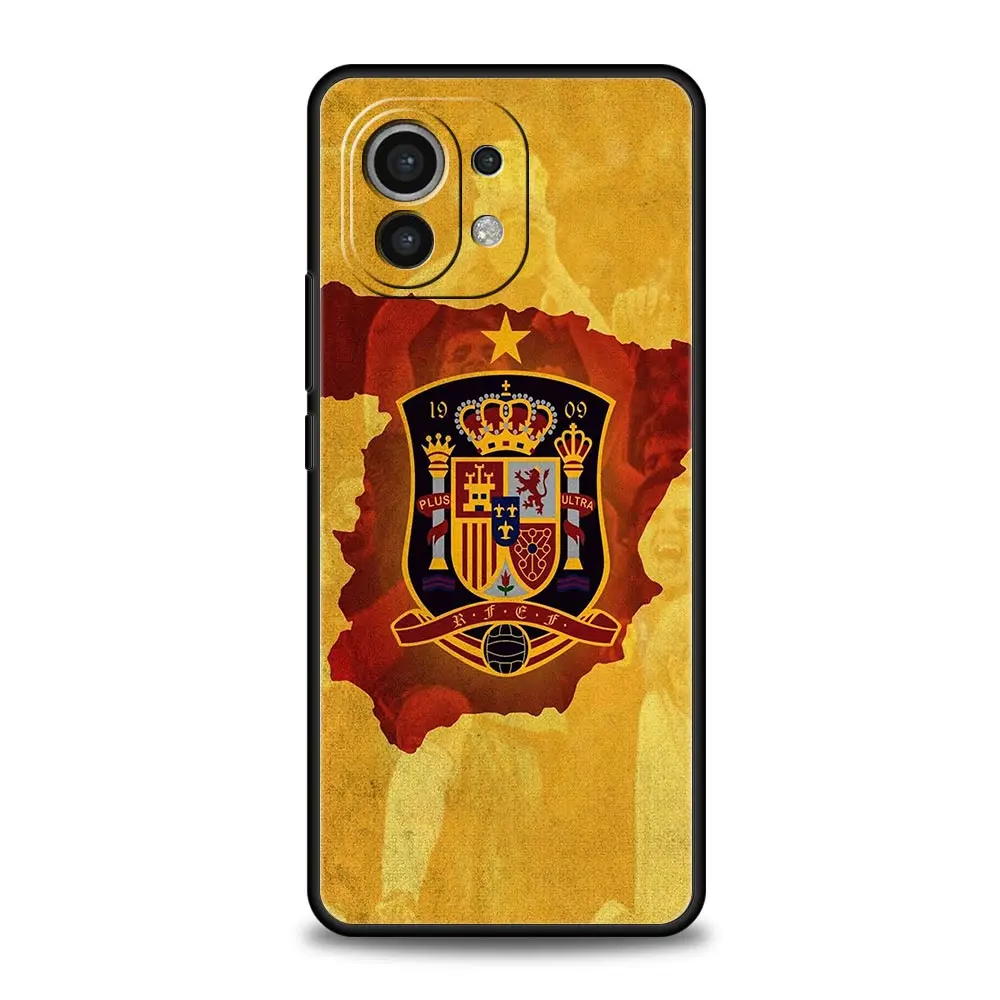 Soft Silicone Spain Flag Phone Case