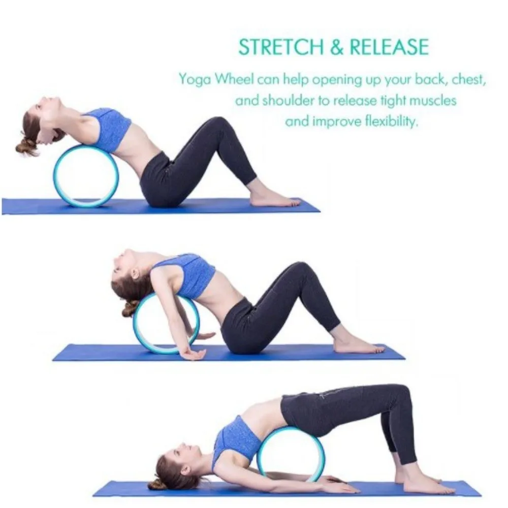 Yoga hjul för muskelmassage och ryggträning_voghion.com