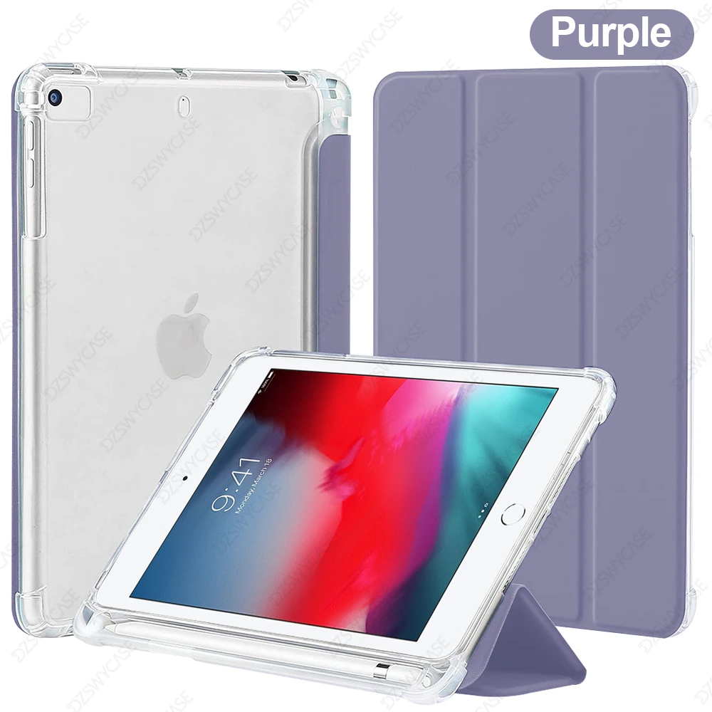 Slim Lightweight Protective Case with Stylus Holder and Frosted TPU Cover