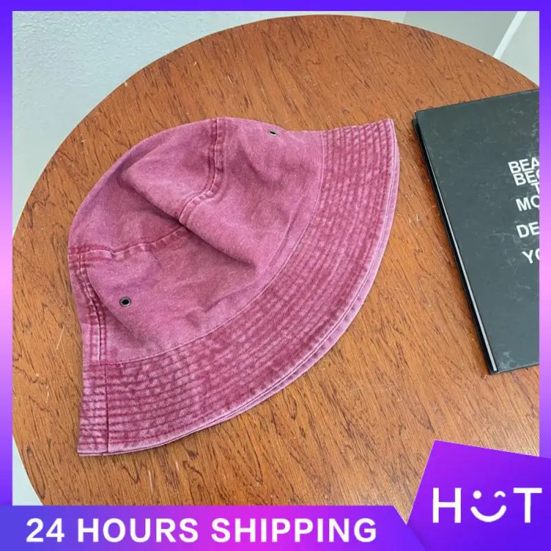 Cappello Panama Cappello da pescatore vintage in denim Cappello da pescatore traspirante primavera estate da uomo e da donna_voghion.com